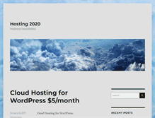 Tablet Screenshot of hosting2020.com